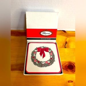 Pimpernel Deluxe Coasters Christmas Wreath